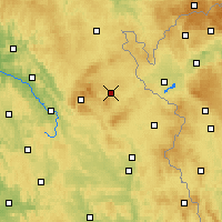 Nearby Forecast Locations - Wunsiedel - Mapa