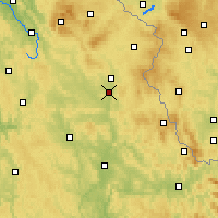 Nearby Forecast Locations - Weiden in der Oberpfalz - Mapa