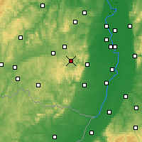 Nearby Forecast Locations - Bosque del Palatinado - Mapa