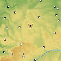 Nearby Forecast Locations - Feuchtwangen - Mapa