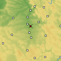 Nearby Forecast Locations - Núremberg - Mapa