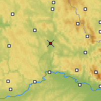 Nearby Forecast Locations - Schwandorf - Mapa