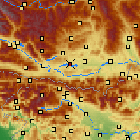 Nearby Forecast Locations - Pörtschach - Mapa