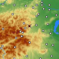 Nearby Forecast Locations - Hohe Wand - Mapa