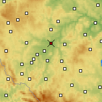 Nearby Forecast Locations - Pilsen - Mapa