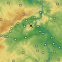 Nearby Forecast Locations - Milešovka - Mapa