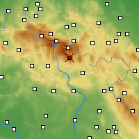 Nearby Forecast Locations - Montañas de los Gigantes - Mapa