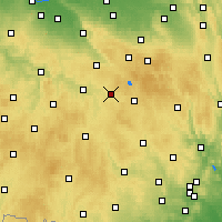 Nearby Forecast Locations - Přibyslav - Mapa