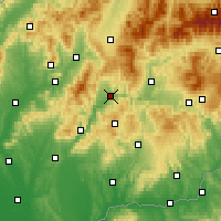 Nearby Forecast Locations - Žiar nad Hronom - Mapa