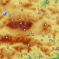 Nearby Forecast Locations - Lomnický štít - Mapa