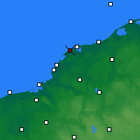 Nearby Forecast Locations - Jarosławiec - Mapa