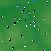 Nearby Forecast Locations - Varsovia - Mapa