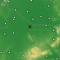 Nearby Forecast Locations - Győr - Mapa