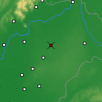 Nearby Forecast Locations - Nyíregyháza - Mapa