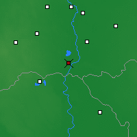 Nearby Forecast Locations - Szeged - Mapa