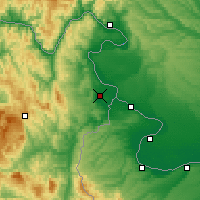 Nearby Forecast Locations - Negotin - Mapa