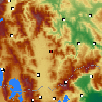 Nearby Forecast Locations - Prilep - Mapa