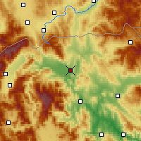 Nearby Forecast Locations - Skopie - Mapa