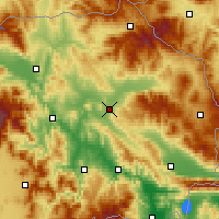 Nearby Forecast Locations - Štip - Mapa