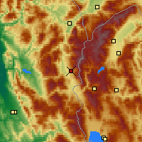 Nearby Forecast Locations - Peshkopi - Mapa
