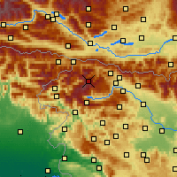 Nearby Forecast Locations - Kredarica - Mapa