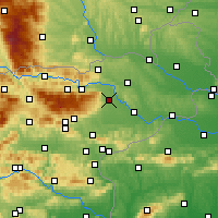 Nearby Forecast Locations - Máribor - Mapa