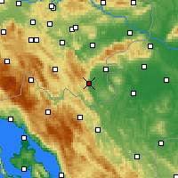 Nearby Forecast Locations - Črnomelj - Mapa