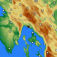 Nearby Forecast Locations - Rijeka - Mapa