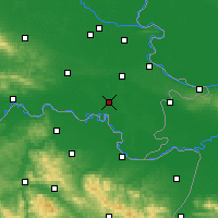 Nearby Forecast Locations - Gradište - Mapa