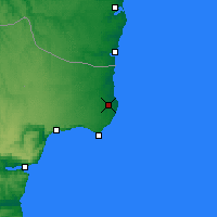Nearby Forecast Locations - Shabla - Mapa