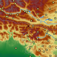 Nearby Forecast Locations - Tarvisio - Mapa
