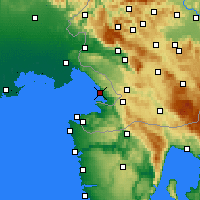 Nearby Forecast Locations - Trieste - Mapa