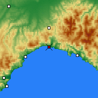 Nearby Forecast Locations - Génova - Mapa