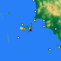 Nearby Forecast Locations - Isla de Elba - Mapa