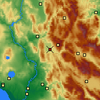Nearby Forecast Locations - Rieti - Mapa