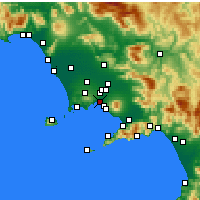 Nearby Forecast Locations - Nápoles - Mapa