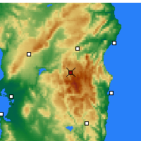 Nearby Forecast Locations - Fonni - Mapa