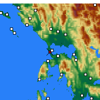 Nearby Forecast Locations - Préveza - Mapa