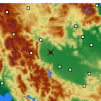Nearby Forecast Locations - Tríkala - Mapa