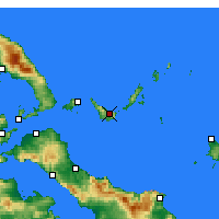 Nearby Forecast Locations - Skópelos - Mapa
