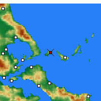 Nearby Forecast Locations - Scíathos - Mapa