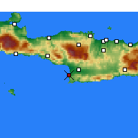 Nearby Forecast Locations - Mátala - Mapa