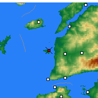 Nearby Forecast Locations - Ténedos - Mapa