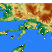 Nearby Forecast Locations - Marmaris - Mapa