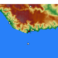 Nearby Forecast Locations - Anamur - Mapa