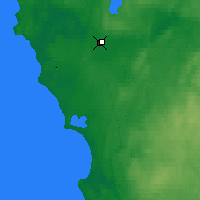 Nearby Forecast Locations - Púdozh - Mapa