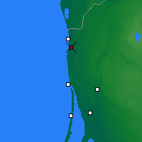 Nearby Forecast Locations - Palanga - Mapa