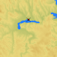 Nearby Forecast Locations - Tanguj - Mapa