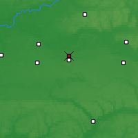 Nearby Forecast Locations - Konotop - Mapa