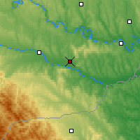 Nearby Forecast Locations - Chernivtsí - Mapa